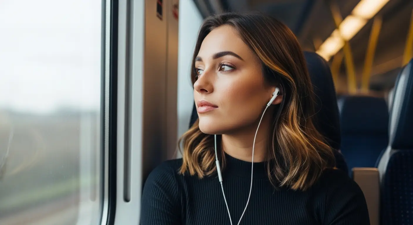 Premium headphones showcase